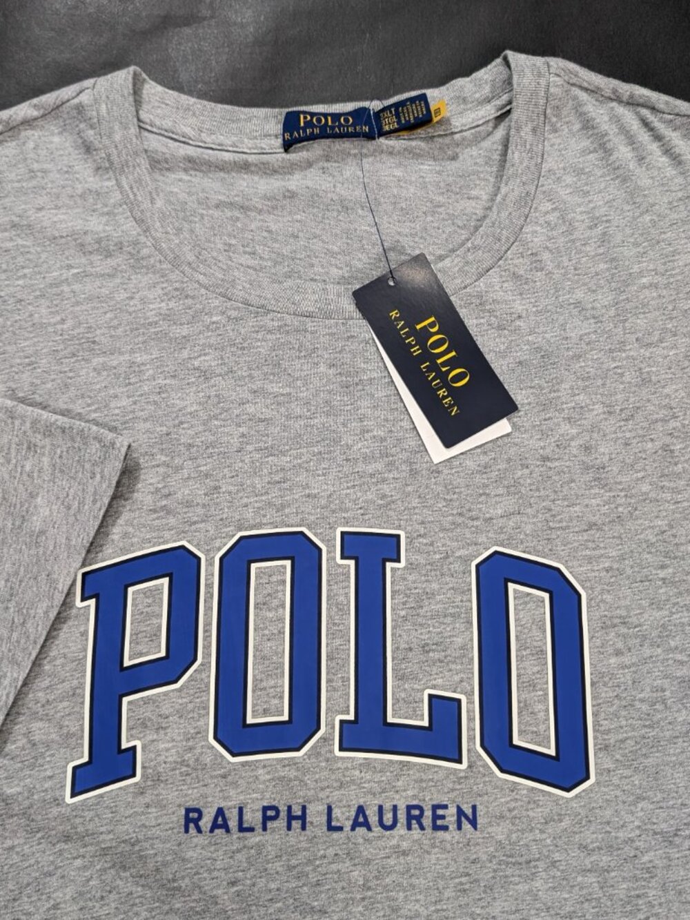 Polo Ralph Lauren Gray Short Sleeve Tee Shirt Men's Size 3XLT 4XB